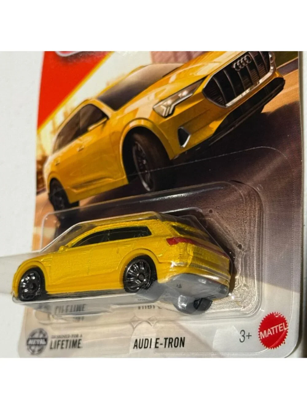 Matchbox 2023 Audi e-tron MBX Road Trip 98/125 Yellow SUV Diecast New